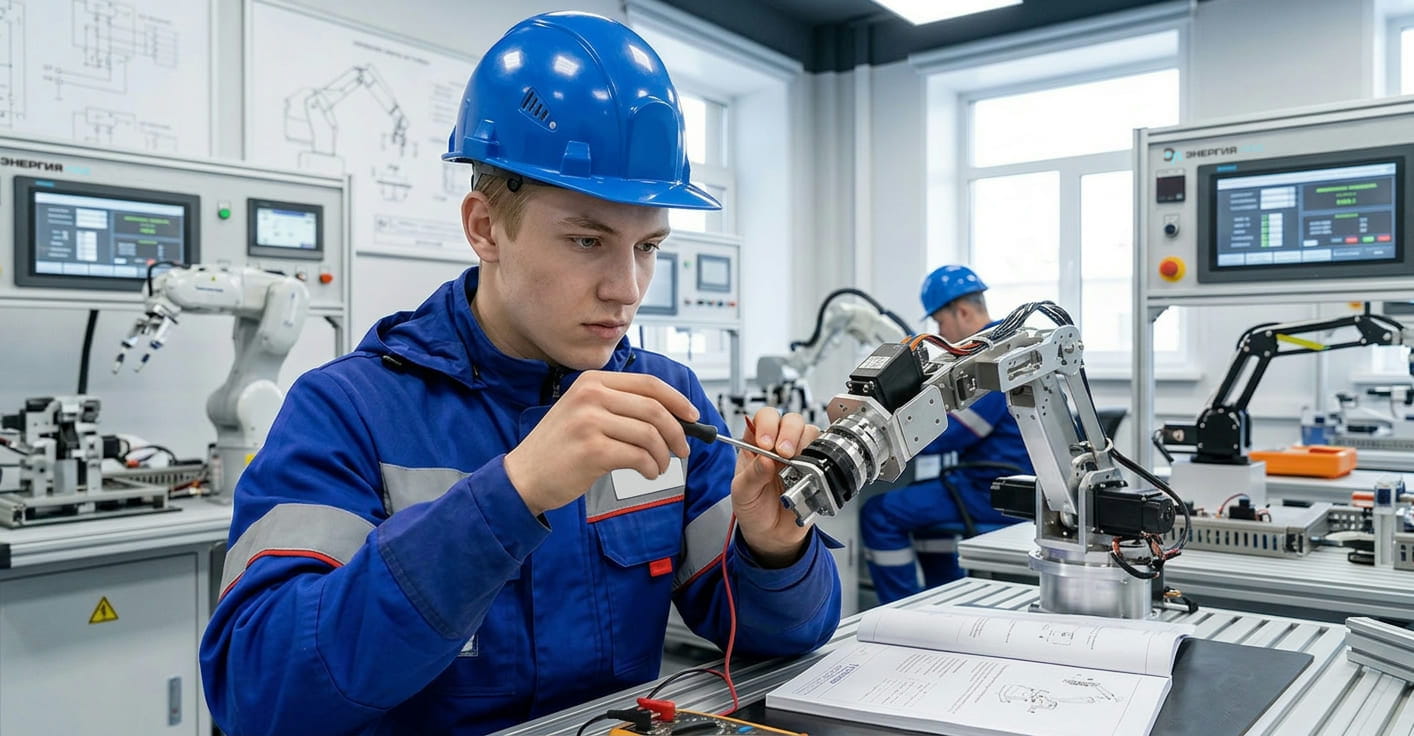Оснащение кластера Профессионалитет учебным оборудованием ЭнергияЛаб