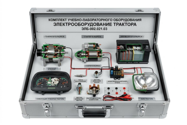 Комплект учебно-лабораторного оборудования "Электрооборудование трактора"